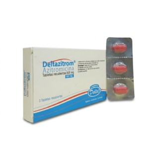 (DELTAZITROM) AZITROMICINA 500 MG - CAJA x 3 TAB REC.