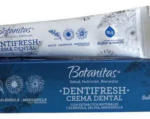 (DENTIFRESH) CALENDULA-SALVIA-MANZANILLA CREMA DENTAL- TUBO x 85 G SABOR MENTA
