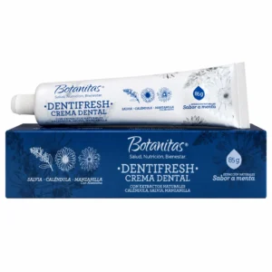 (DENTIFRESH) CALENDULA-SALVIA-MANZANILLA CREMA DENTAL- TUBO x 85 G SABOR MENTA