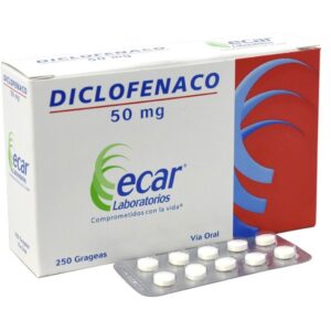 DICLOFENACO 50 MG - CAJA x 250 GRAG