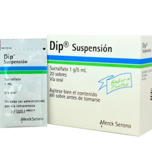 (DIP) SUCRALFATO 1 GR/5 ML SUSP ORAL - CAJA x 20 SOB SABOR FRUTAS