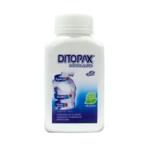 (DITOPAX) HIDROXIDO ALUM + MAG + SIMET. SUSP ORAL - FCO x 180 ML SABOR MENTA-VAINILLA