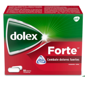 DOLEX FORTE NF 500MG/65MG CX100TB(ACETAMINOFEN+CAFEINA)(GLAXOSMITHKLINE COLOMBIA S.A) - HALEON COLOMBIA S.A.S