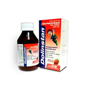 DOLINSTAN NIÑOS 100MG/5ML SABOR FRESA FX120ML (IBUPROFENO) - DISTRIBUIDORES