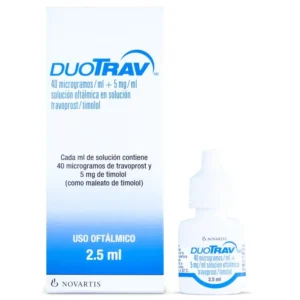 DUOTRAV 40 MCG/5 MG SLN OFT - FCO x 2.5 ML