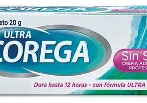 ADHESIVO DENTAL ULTRA COREGA SIN SABOR CR TX20 GR (GLAXOSMITHKLINE COLOMBIA S.A) - HALEON COLOMBIA S.A.S