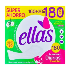 ELLAS PROTECTOR DIARIO ANATOMICO - CAJA PAGUE 160 LLEVE 180 UNID