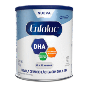 ENFALAC ETAPA 0 A 12 MESES CON DHA & ARA VITAMINAS & MINER. & PREBIOTICOS POLVO - LATA x 340 G