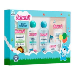 ESTUCHE VIAJERO ARRURRU AZUL (SHAMPOO CABELLO CLARO x 120 ML + COLONIA ORIGINAL AZUL x 60 ML + CREMA ORIGINAL x 120 ML + TOALLAS HUMEDAS x 10 UNDI)