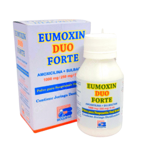 (EUMOXIN DUO FORTE) AMOXICILINA/SULBACTAM 1000 MG/250 MG/5 ML POLVO P/SUSP ORAL - FCO x 100 ML