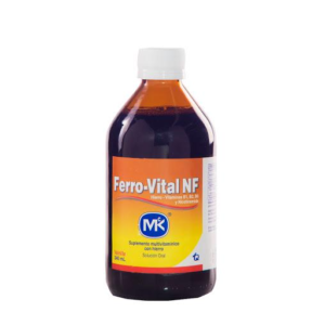 FERRO-VITAL NF MULTIVITAMINICO SABOR VAINILLA FX340ML (HIERRO+VITAMINAS B+NICOTINAMIDA) (TECNOQUIMICAS) - TECNOQUIMICAS