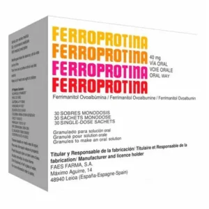 FERROPROTINA 40MG CX30SOB (FERRIMANITOL OVOALBUMINA) (FAES FARMA) - FAES FARMA