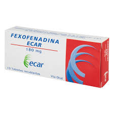 FEXOFENADINA 180 MG - CAJA x 10 TAB REC
