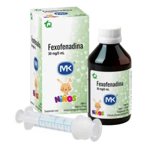 FEXOFENADINA 30 MG/5 ML SUSP ORAL - FCO x 150 ML
