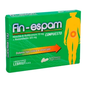 FIN-ESPAM COMPUESTO 10 MG/325 MG - CAJA x 10 TAB