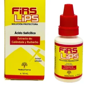 FIRSLIPS CON ACIDO SALICILICO & EXTRACTO DE CALENDULA Y RUIBARBO SLN PROTEC. - FCO GOTERO x 10 ML
