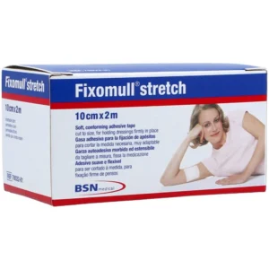 FIXOMULL STRETCH 10 CM x 2 MT - CAJA x 1 ROLLO