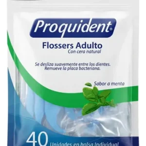 FLOSSERS DENTAL CON CERA SABOR MENTA BX20UND (PROQUIDENT) - PROQUIDENT