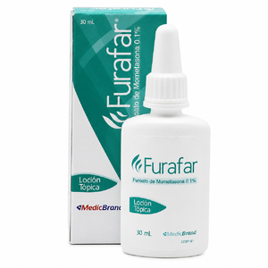 FURAFAR LOC TOPICA FX30ML (FUROATO DE MOMETASONA 0.1%)(MEDIBRAND) - COASPHARMA