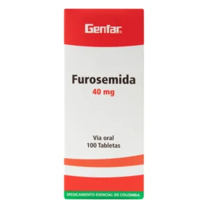 FUROSEMIDA 40 MG - CAJA x 100 TAB