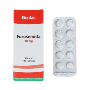 FUROSEMIDA 40MG CX100 TB(GENFAR) - GENFAR