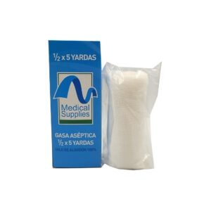 GASA ASEPTICA NO ESTERIL 1/2X5 YARDA(MEDICAL SUPPLIES) - MEDICAL SUPPLIES