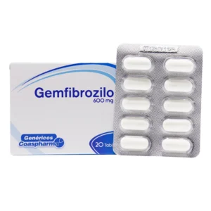 GEMFIBROZILO 600MG CX20 TB (COASPHARMA) - COASPHARMA