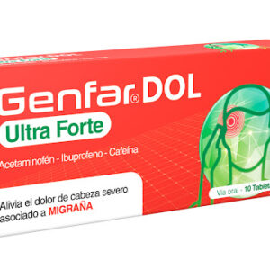 GENFAR DOL ULTRA FORTE CX10TB (ACETAMINOFEN+IBUPROFENO+CAFEINA)(GENFAR) - GENFAR