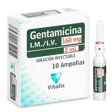 GENTAMICINA 160 MG/2 ML SLN INY - CAJA x 10 AMP