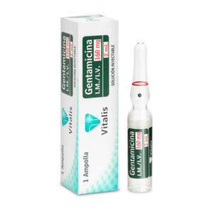 GENTAMICINA 160MG/2ML CX 1 AMP (VITALIS) - VITALIS