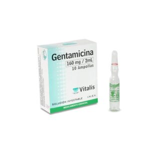 GENTAMICINA 160MG CX10 AMP (VITALIS) - VITALIS