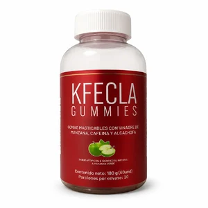GOMAS CON VINAGRE DE MANZANA + CAFEINA + ALCACHOFA (KFECLA GUMMIES) FCO x 60 GOMAS