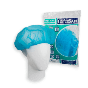 GORRO TIPO ORUGA ALFASAFE AJUSTABLE AZUL - BOLSA x 12 UNID