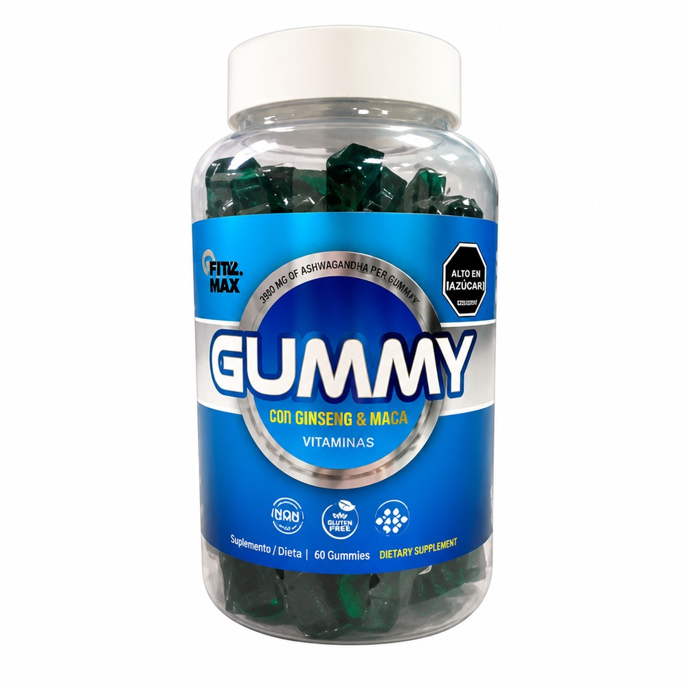 GUMMY GOMITAS CON CLORURO DE MAGNESIO - FCO x 90 GOMITAS MASTIC. SABOR A LIMON - TOTALMAX