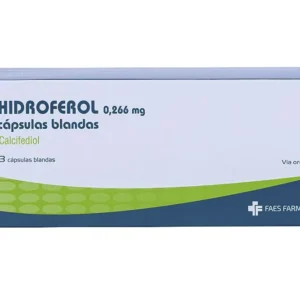 HIDROFEROL 0.266MG CX1CAP (CALCIFEDIOL) (VITAMINA D) (FAES FARMA) - FAES FARMA