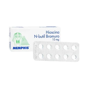 HIOSCINA BUTIL BROMURO 10 MG - CAJA x 20 TAB RECU