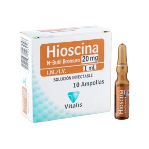 HIOSCINA BUTIL BROMURO 20MG/ML CX10 AMP (VITALIS) - VITALIS