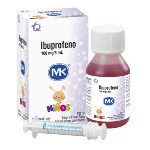 IBUPROFENO NIÑOS 100MG/5ML FRUTOS ROJOS FX120ML SUSP ORAL (TECNOQUIMICAS) - TECNOQUIMICAS