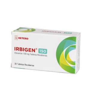 (IRBIGEN) IRBESARTAN 150 MG - CAJA x 30 TAB REC
