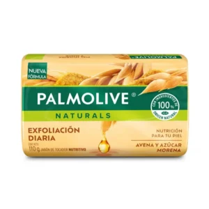 JABON PALMOLIVE NATURALS AVENA Y AZUCAR MORENA EXFOLIACION DIARIA 1X110G - PALMOLIVE