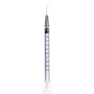 JERINGA 1ML 27G X 1/2 INSULINA 3 PARTES X100UND (TAPA GRIS) (DISPOCOL) - DISPOCOL