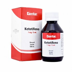 KETOTIFENO 1 MG/5 ML JBE - FCO x 100 ML
