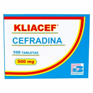 (KLIACEF) CEFRADINA 500 MG - CAJA x 100 TAB