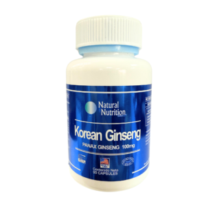 KOREAN GINSENG PANAX GINSENG 100 MG - FCO x 60 CAPS