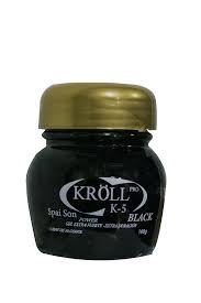 KROLL-PRO K-5 BLACK GEL EXTRA FUERTE PARA HOMBRE - POTE x 160 G
