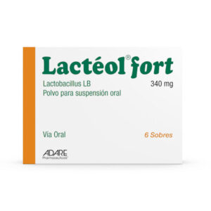 LACTEOL FORT 340 MG POLVO PARA RECONST A SUSP ORAL - CAJA x 6 SOBRES
