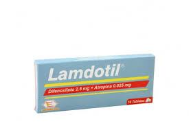 LAMDOTIL CX8 TB (DIFENOXILATO 2.5MG+ATROPINA 0.025MG) (LABQUIFAR) - LABQUIFAR