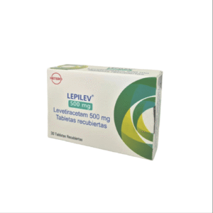 (LEPILEV) LEVETIRACETAM 500 MG - CAJA x 30 TAB REC.
