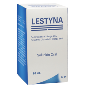LESTYNA 1.25MG/10MG SOL ORAL SABOR MANZANA FX60ML (DESLORATADINA+FENILEFRINA) (PROFMA) - PROFMA