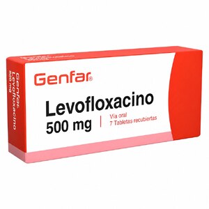 LEVOFLOXACINO 500MG CX7 TB(GENFAR) - GENFAR
